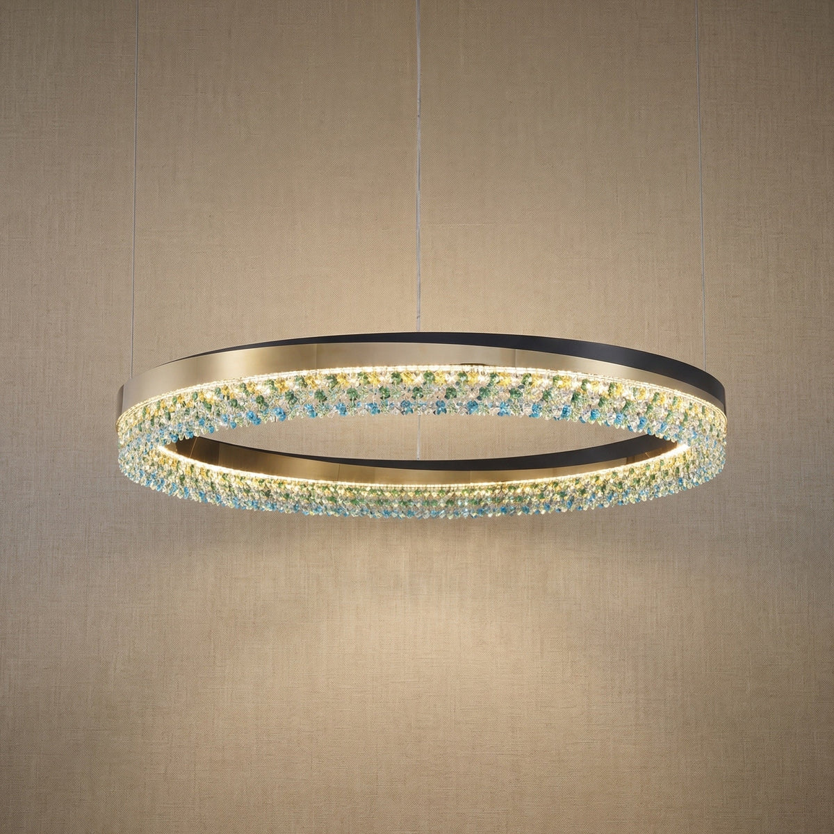 Orion Ring Crystal Chandelier