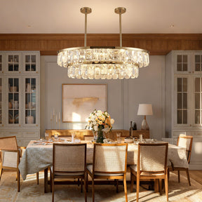 Selene Linear Crystal Chandelier