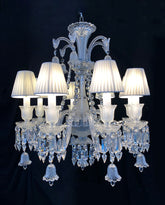 High Quality Lustre Bacara Zenith Baccarat 8 Lights Chandelier