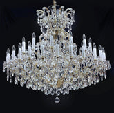 36 flames Maria Theresa crystal chandelier with crystal almonds