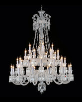 36 Lights Bacara Crystal Chandelier