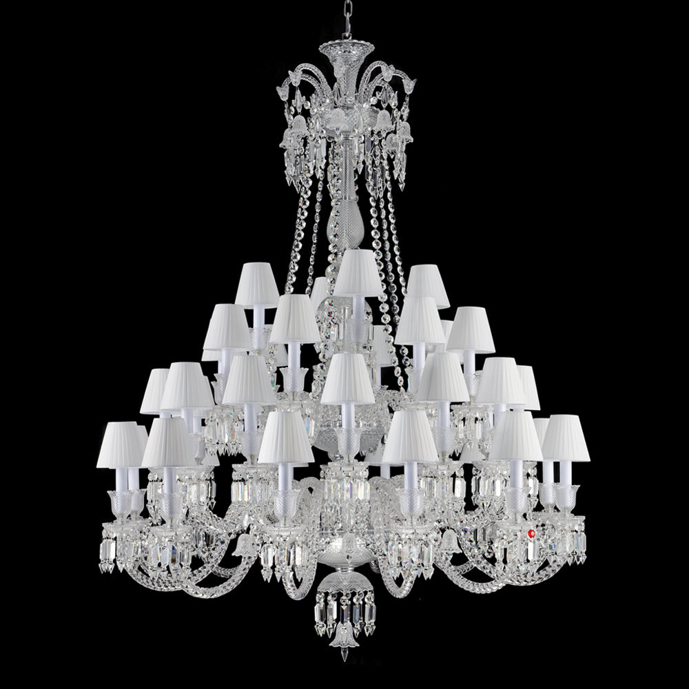 36 Lights Bacara Crystal Lighting with Lampshades