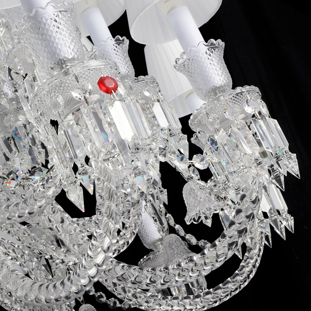 36 Lights Bacara Crystal Lighting with Lampshades