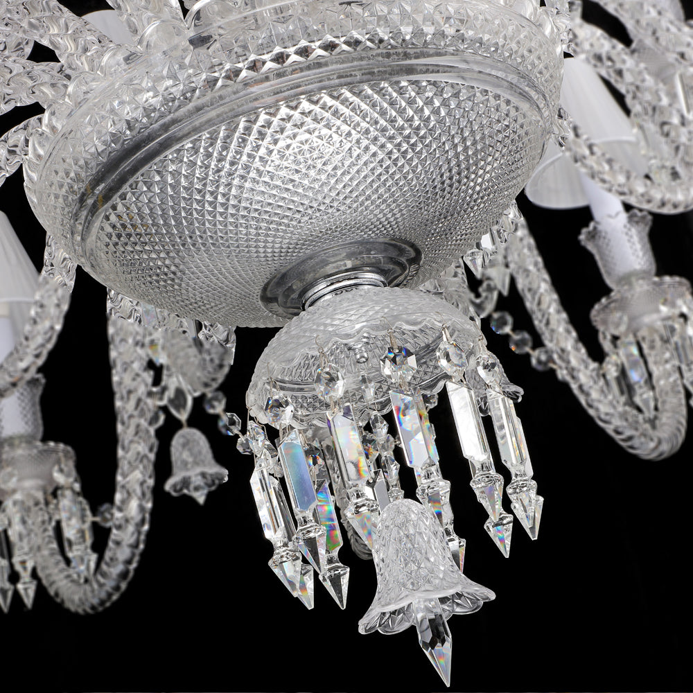 36 Lights Bacara Crystal Lighting with Lampshades