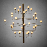 Ramo Alabaster Foyer Large Chandelier