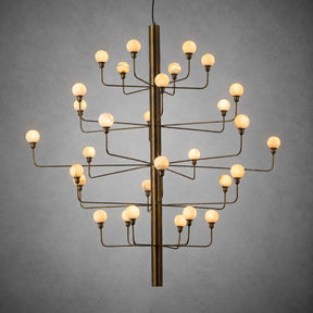 Ramo Alabaster Foyer Large Chandelier