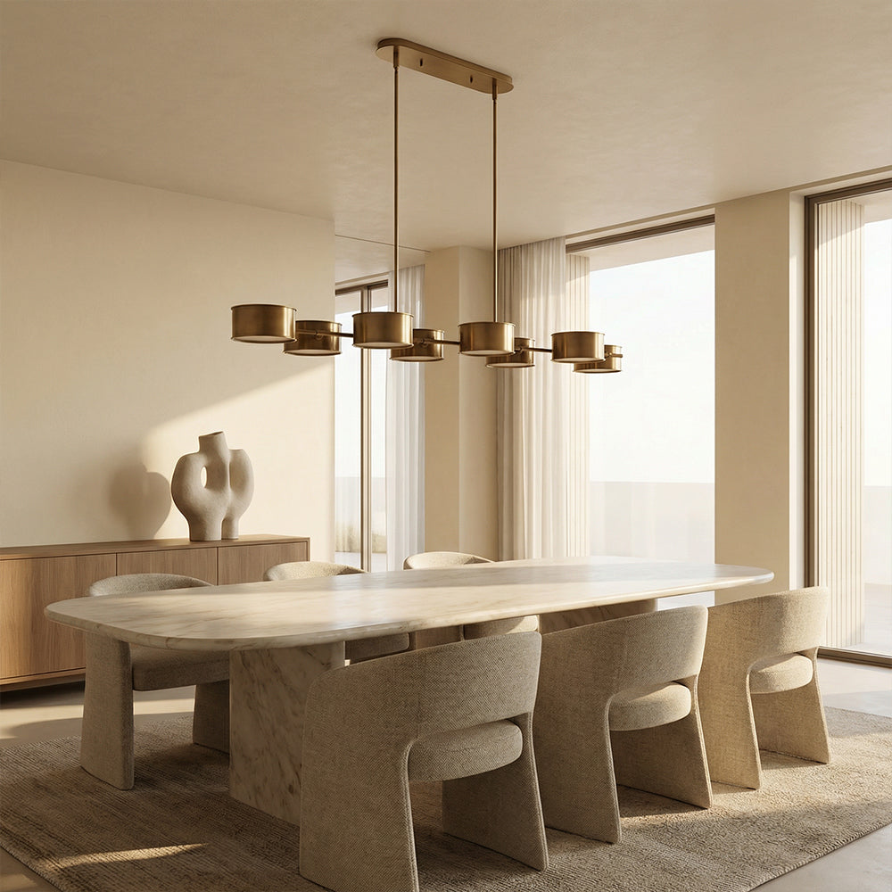 Daphne Metal Linear Chandelier