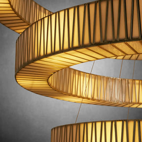 Junet 3-Tier Round Chandelier for Living Room