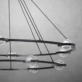 Planets 2-Tier Round Chandelier 60", Decoration Lamp