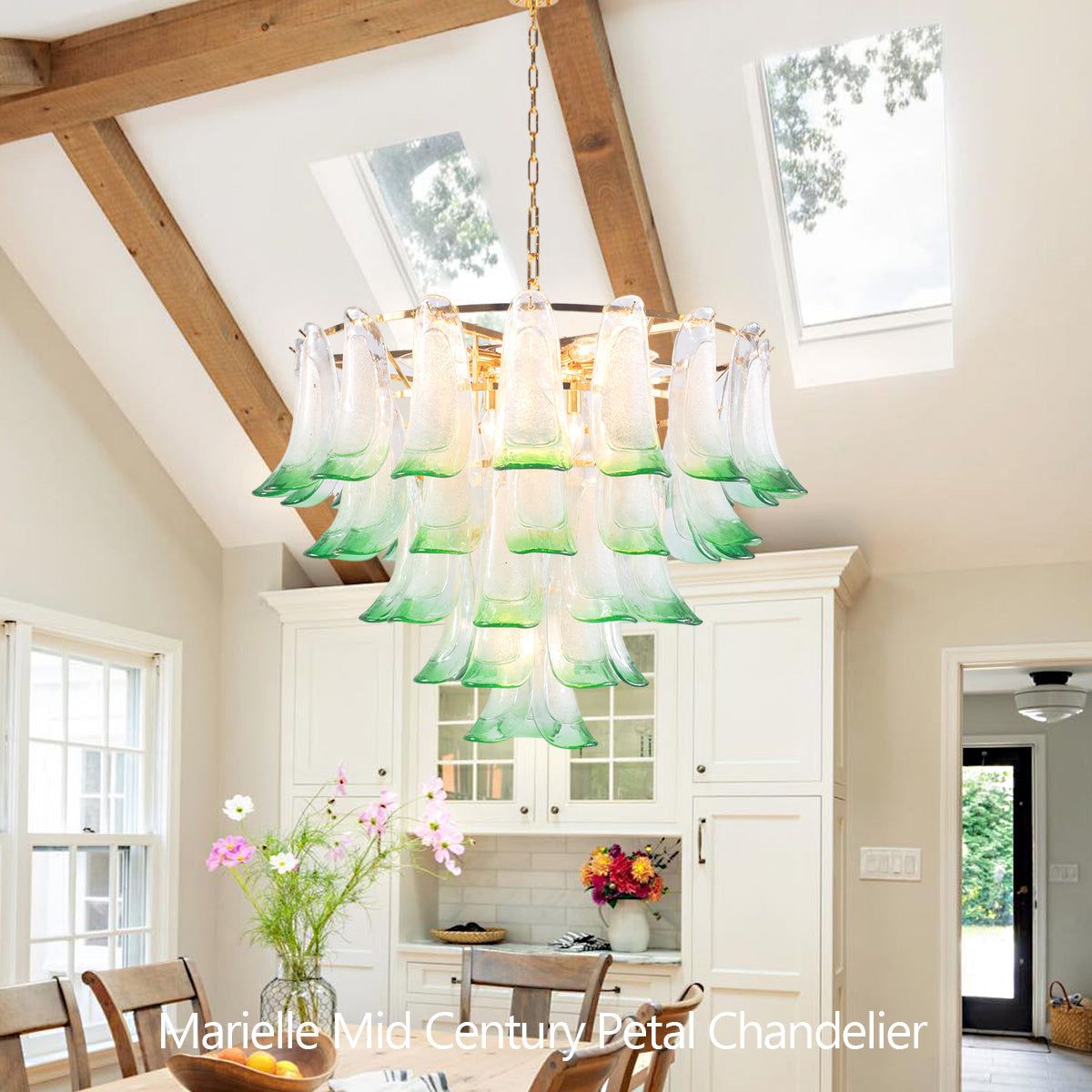 Marielle Mid Century Petal Chandelier