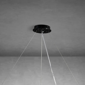 Artistic Crystal Branch Chandelier - Modern Silver Rectangular Island Light