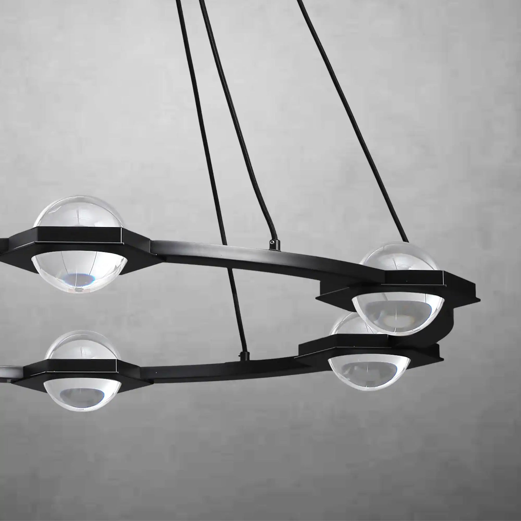 Planets Round Chandelier 48" LED Light