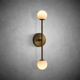 Girouette Alabaster Double Wall Sconce