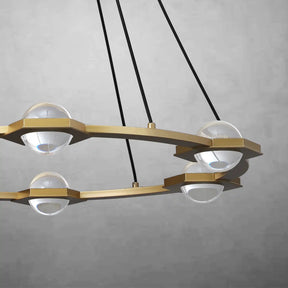 Planets Round Chandelier 48" LED Light