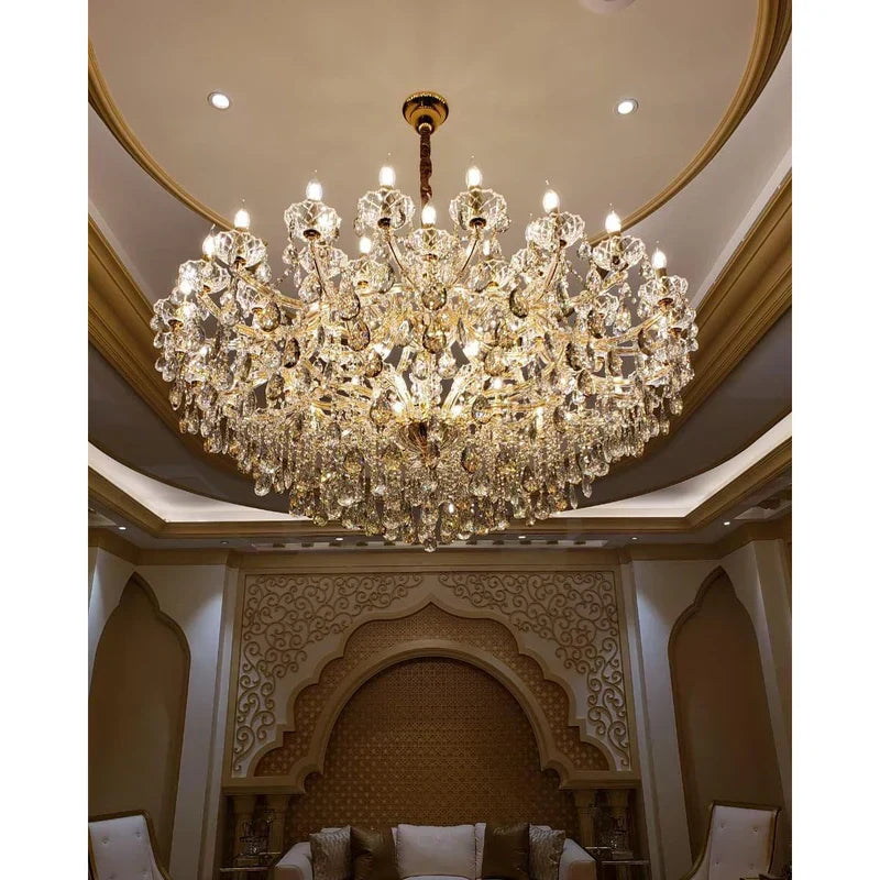 Allumage Extra Wide Classic Crystal Chandelier - Yovalighting
