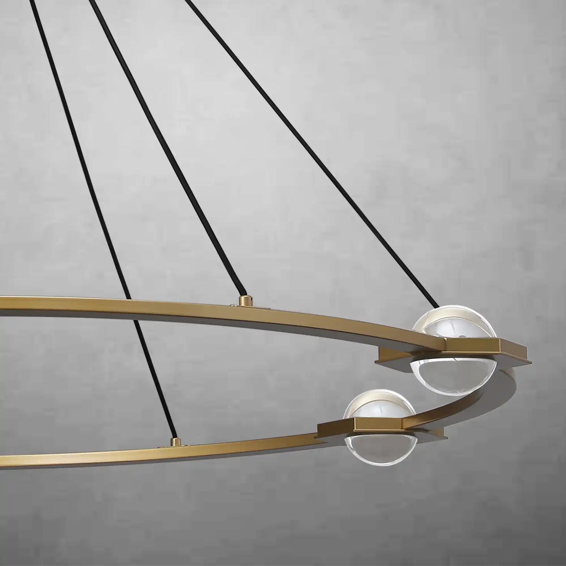 Planets Round Chandelier 60" LED Light