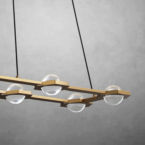 Planets Dining Room Rectangular Chandelier 54'' 72"W