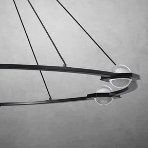 Planets Round Chandelier 60" LED Light