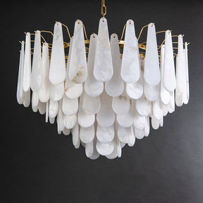 Merlin Anthea Spanish Alabaster Luxury Lamp Fixtures, Elegant Chandeliers
