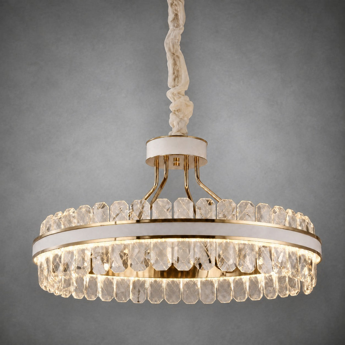 Leather Chandelier