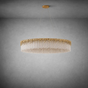 Ice Bloom Glass Chandelier D1000 - Copper