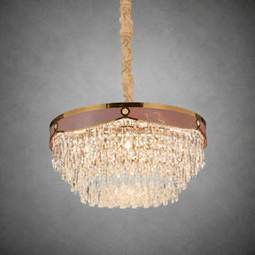 Crystal Halo Chandelier