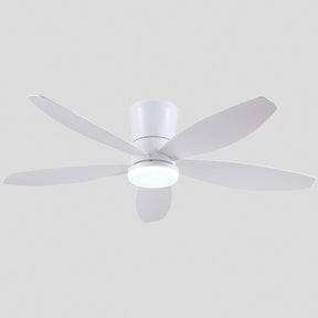 Indoor/Outdoor Recessed Black Ceiling Fan Light