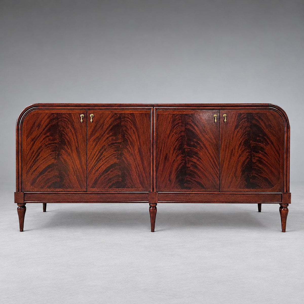 Vintage Mahogany Wood Storage Sideboard