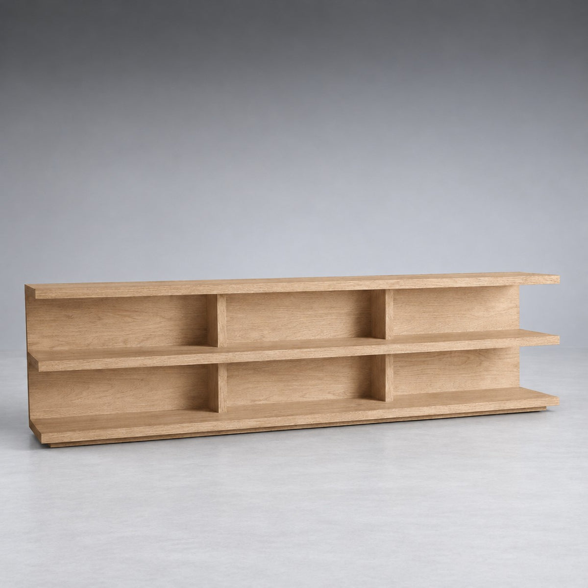 Contemporary Wood Console Table