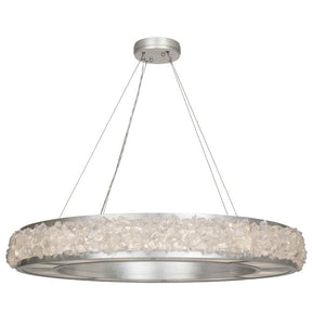 Citrine Halo Crystal Chandelier