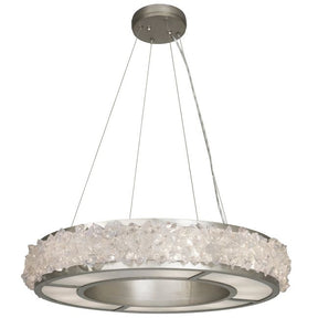 Citrine Halo Crystal Chandelier