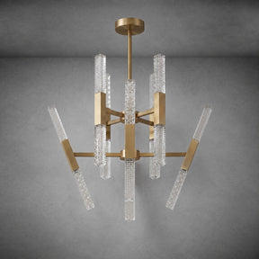 Siro Crystal Glass Pendant Light 27.8"