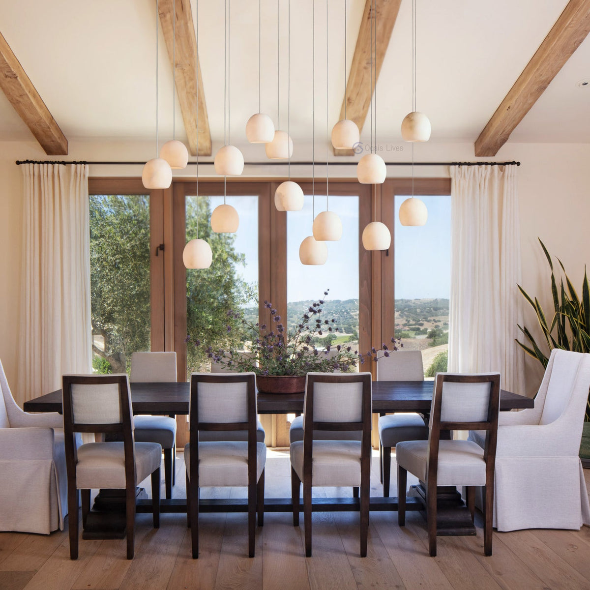 Maeva Rectangular Chandelier 7 LIGHT/ 15 LIGHT/ 30 LIGHT
