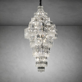 Universo Crystal Halo Chandelier