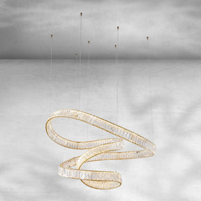 LED Rod Chandelier