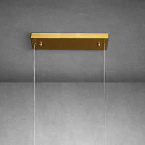 Diamond Alabaster Chandelier L39"