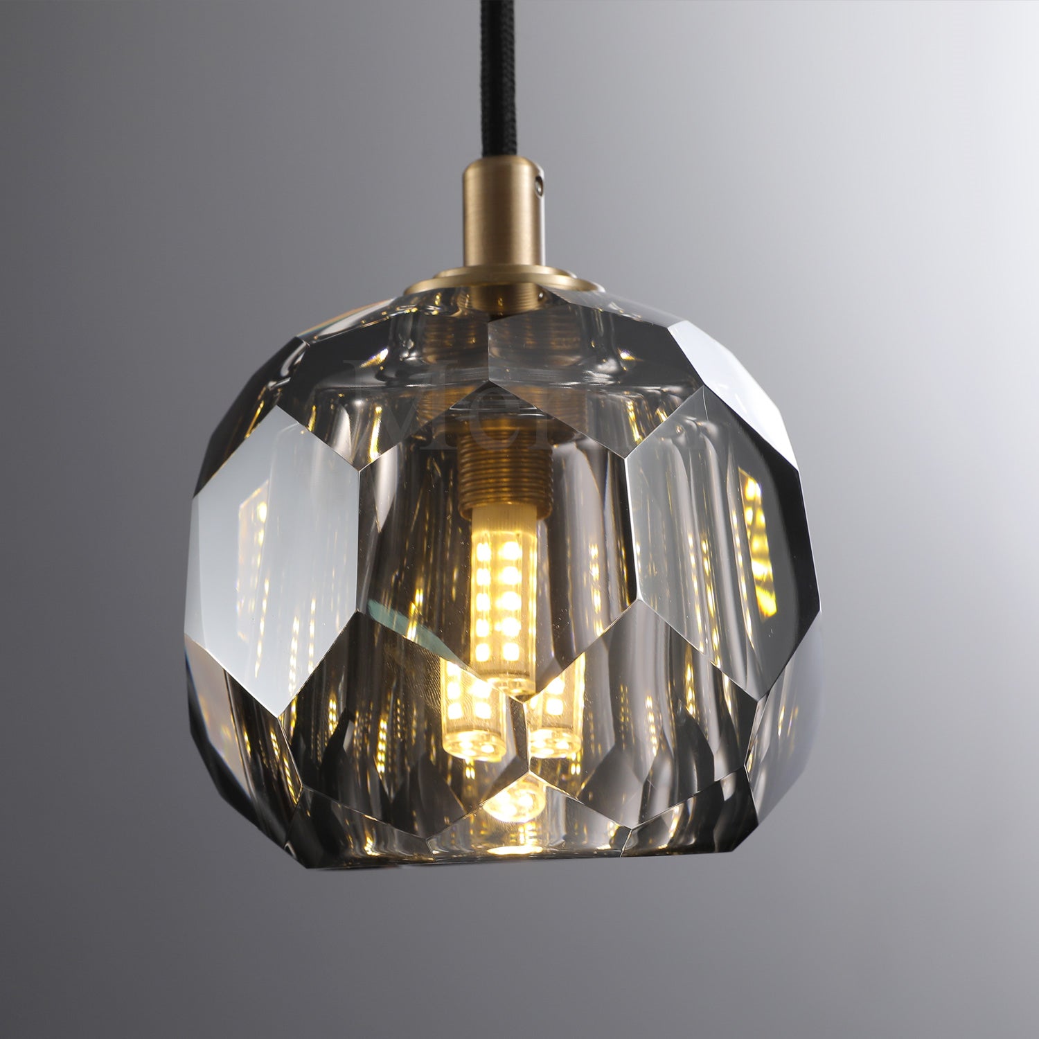 Kristal Ball Crystal Pendant Lighting, Minimalist Pendant Lamp Perfect for Modern Kitchen Islands