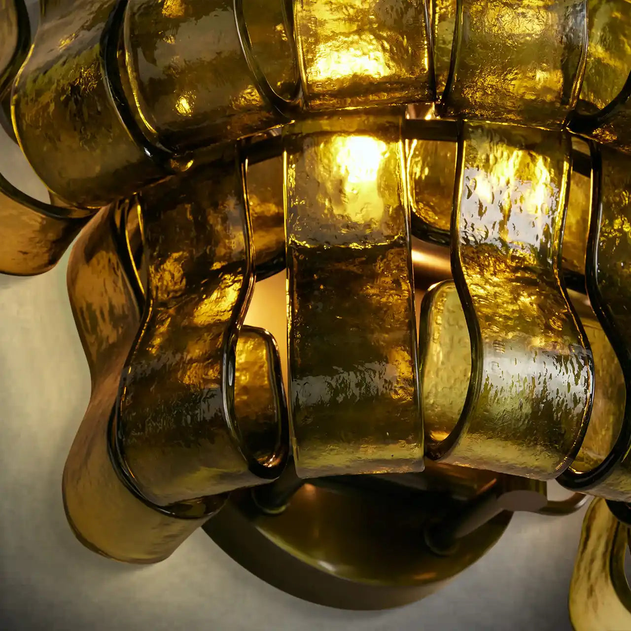 Ghiaccio Glass Wall Sconce