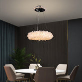Derek Modern Rock Quartz Crystal Cluster Halo Chandelier - Merlin Lamps
