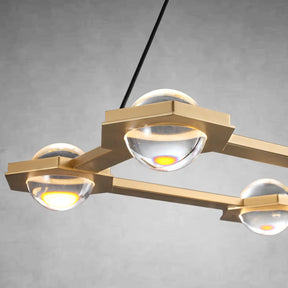 Planets Dining Room Rectangular Chandelier 54'' 72"W