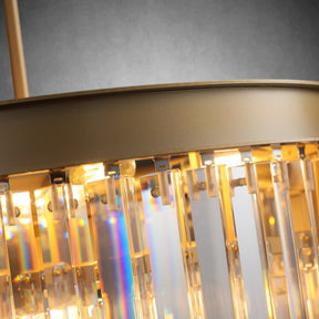 Odiana Series K9 Crystal Tiered Round Chandelier 19" 31" 43" Chandelier For Living Room Dinning Room