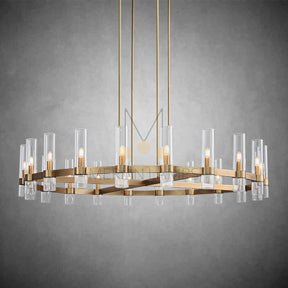 Nova Luxury Glass Round Chandelier