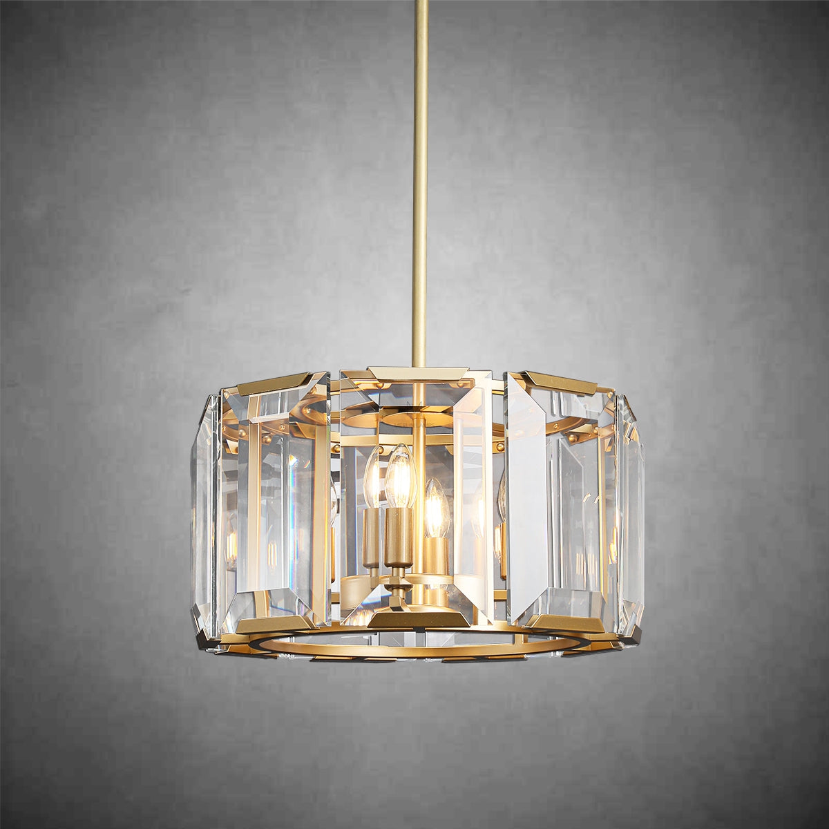 Charles Series Crystal Chandelier Round / Rectangular