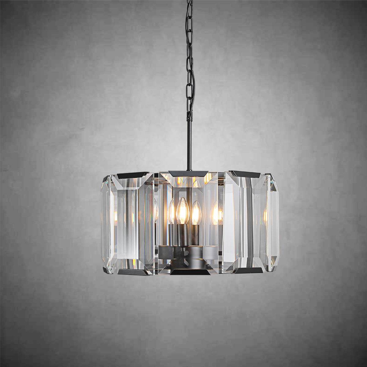 Charles Multicurve Modern Crystal Round Chandelier, Dinning Table Lamp