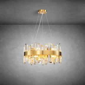 Modern Round Crystal Chandelier