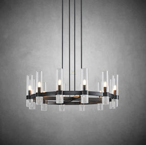 Nova Series Luxury Glass Round Chandelier, Modern Lamp Fixtures