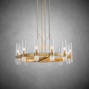 Nova Luxury Glass Round Chandelier