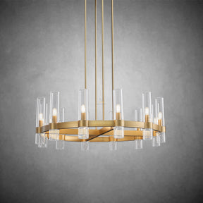 Nova Series Luxury Glass Round Chandelier, Modern Lamp Fixtures