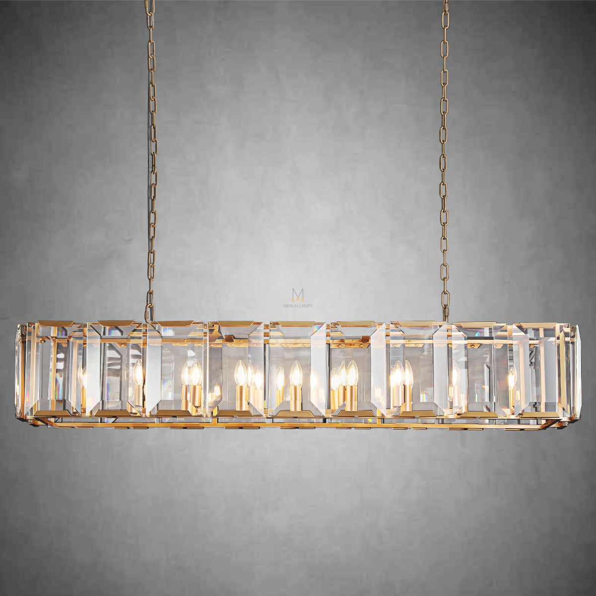 Charles Series Crystal Chandelier Round / Rectangular