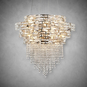 Corona Crystal Halo Chandelier